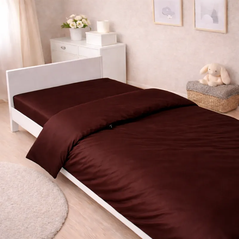 Комплект постельного белья Сатин JUNIOR 0211 Cacao - 5