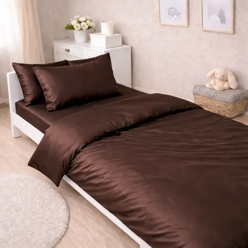 Комплект постельного белья Сатин JUNIOR 0211 Cacao