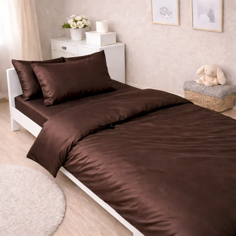 Комплект постельного белья Сатин JUNIOR 0211 Cacao