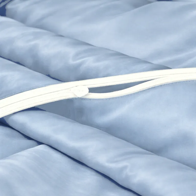 Комплект постельного белья Сатин JUNIOR 0842 Light Blue - 8