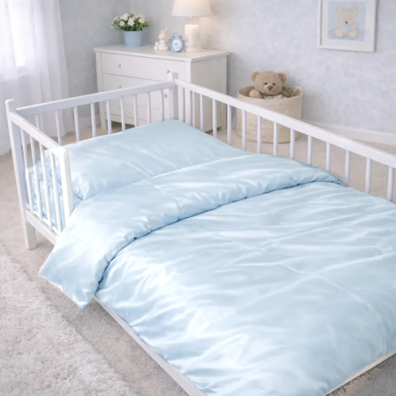 Комплект постельного белья Сатин LITTLE KIDS 0842 Light Blue