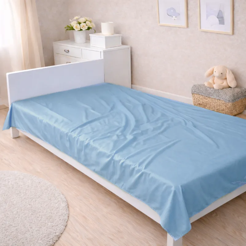 Комплект постельного белья Сатин JUNIOR 0845 Blue Wave - 5