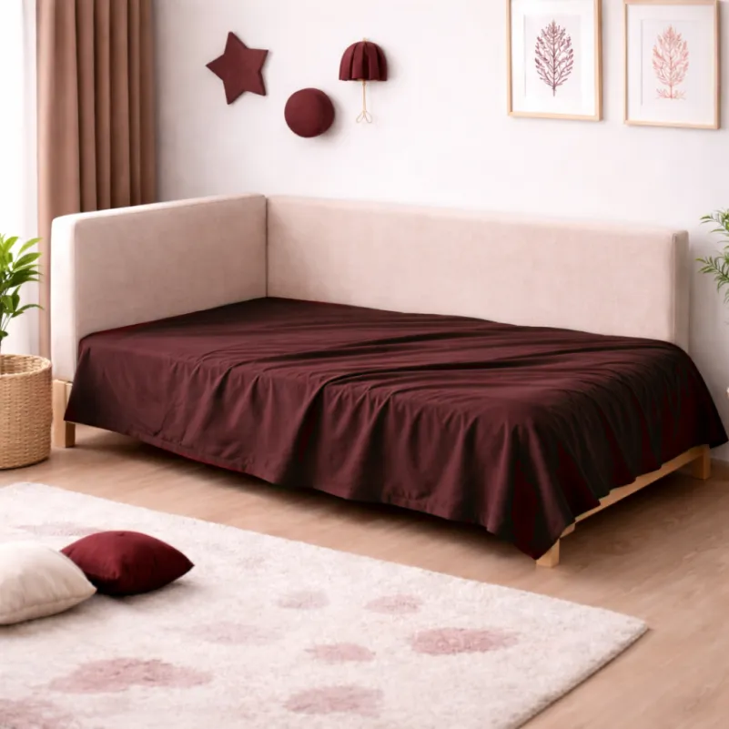 Комплект постельного белья Сатин JUNIOR Satin Light Pro 10-021 Brick red - 5