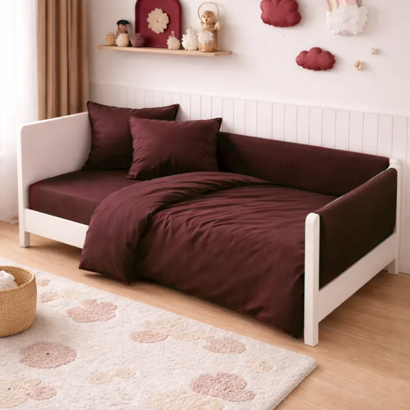 Комплект постельного белья Сатин LITTLE KIDS Satin Light Pro 10-021 Brick red