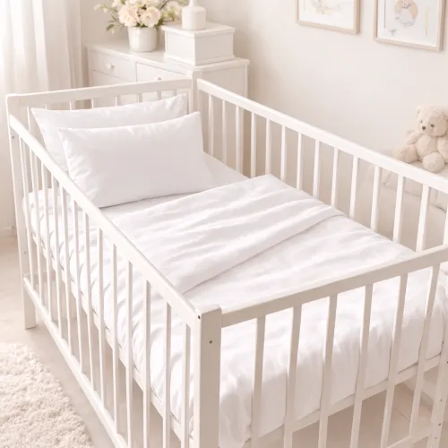 Комплект постельного белья Бязь LITTLE KIDS 11-2107 White