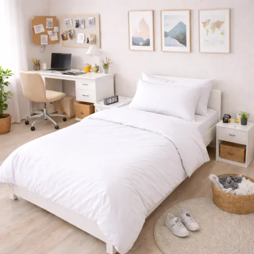Комплект постельного белья Ranforce Elite TEENAGER 11-2107 White