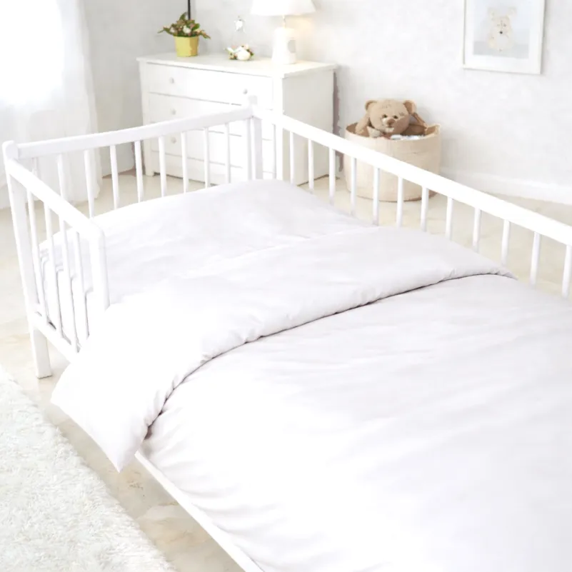 Комплект постільної білизни Сатин LITTLE KIDS 0001 Moko White - 5