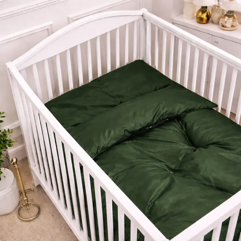Комплект постельного белья  Сатин BABY 0844 Green Olive Фото - 6