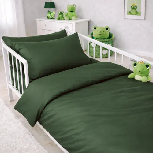 Комплект постельного белья Сатин LITTLE KIDS 0844 Green Olive