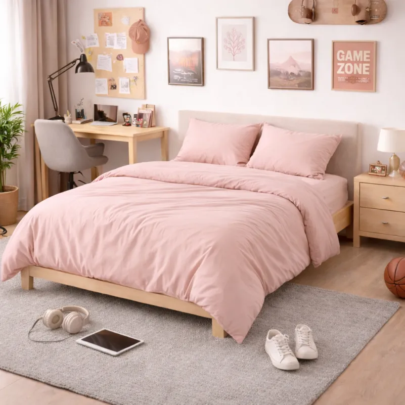 Комплект постельного белья Сатин TEENAGER Satin Light Pro 10-003 Pink