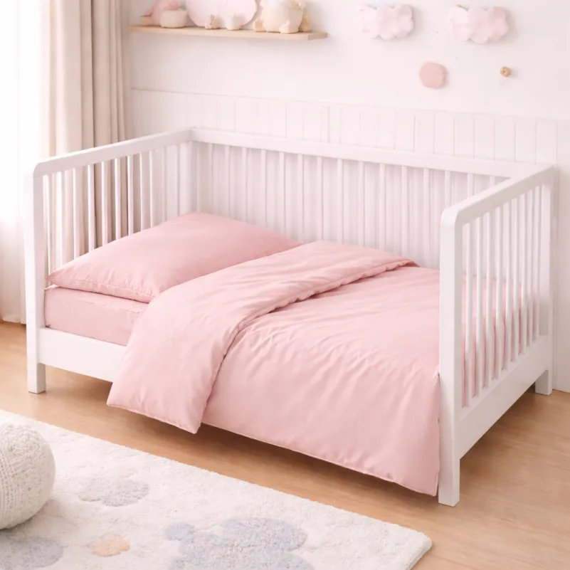 Комплект постельного белья Сатин LITTLE KIDS Satin Light Pro 10-003 Pink - 5