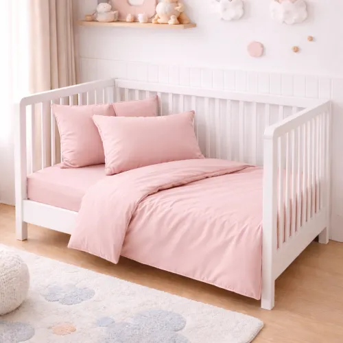 Комплект постільної білизни Сатин LITTLE KIDS Satin Light Pro 10-003 Pink