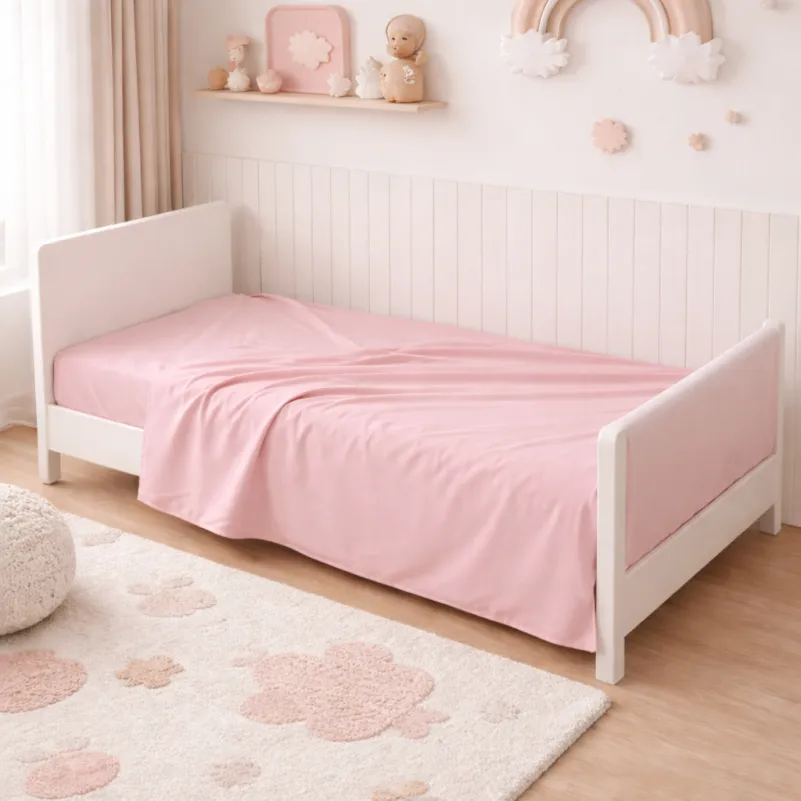 Комплект постільної білизни Сатин LITTLE KIDS Satin Light Pro 10-003 Pink Фото - 6