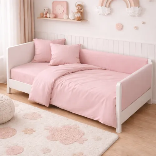 Комплект постельного белья Сатин LITTLE KIDS Satin Light Pro 10-003 Pink - 1