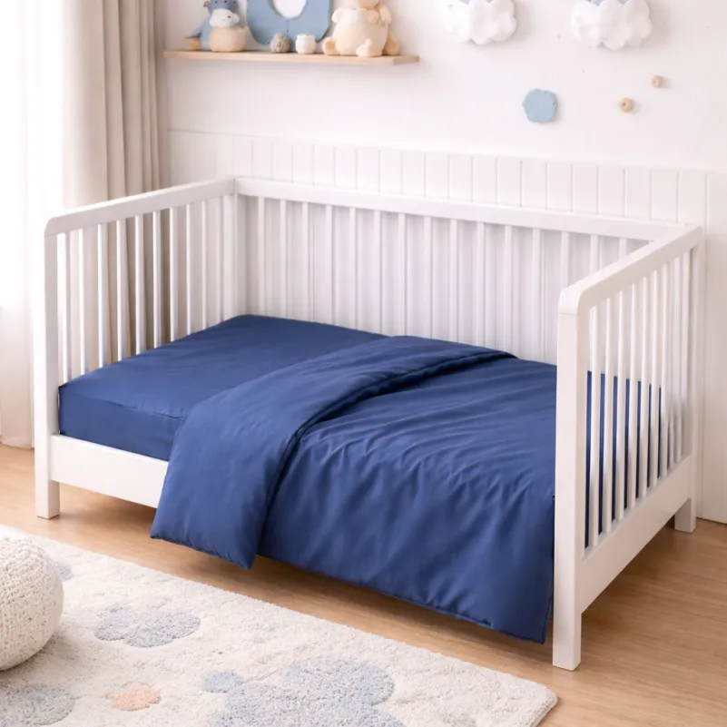 Комплект постельного белья Сатин LITTLE KIDS Satin Light Pro 10-011 Dark Blue - 5