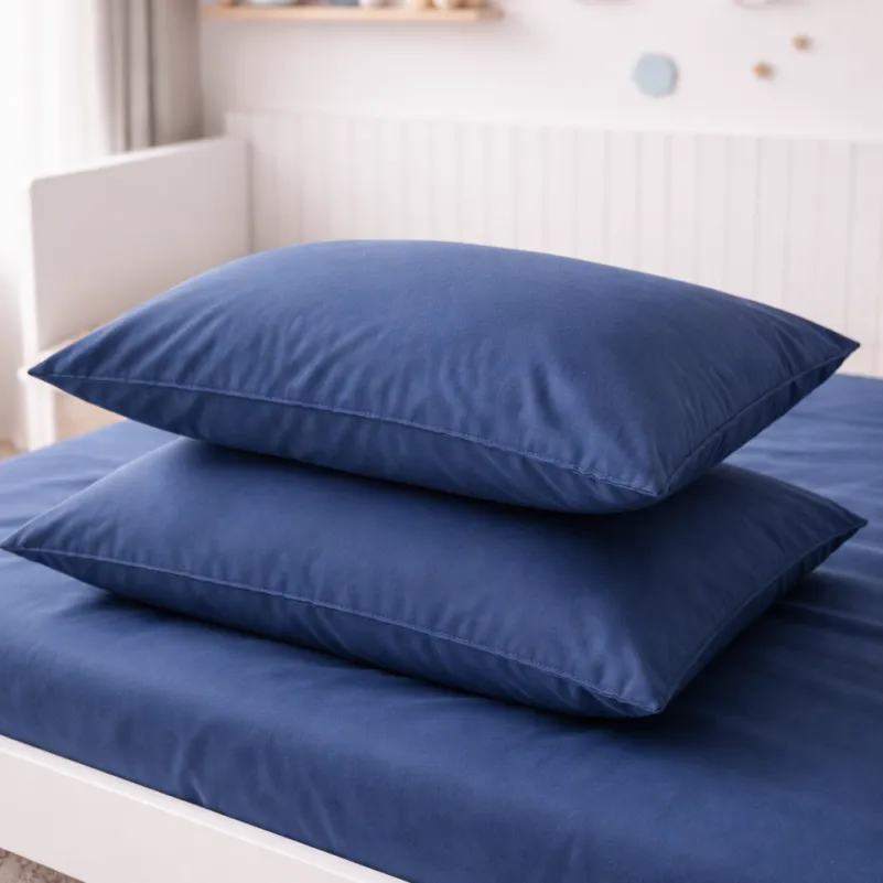 Комплект постельного белья Сатин JUNIOR Satin Stripe 30-0021 Dark Blue - 4