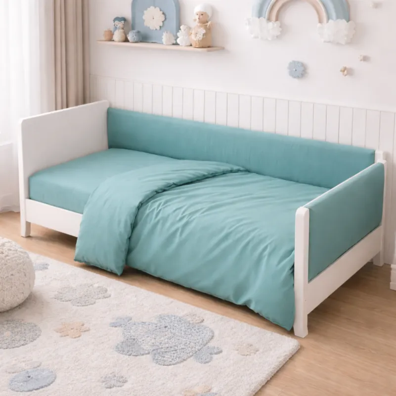 Комплект постельного белья Сатин LITTLE KIDS Satin Light Pro 10-015 Sea wave - 5