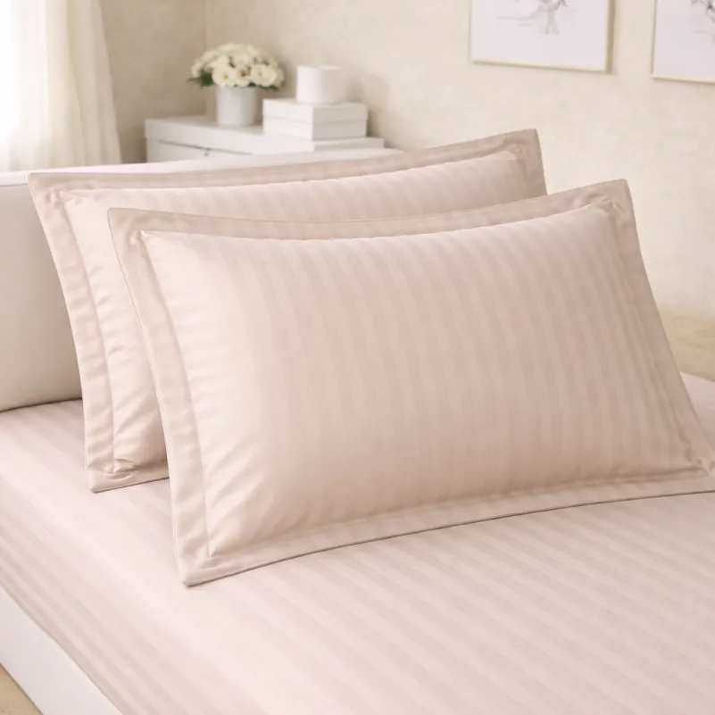 Комплект постельного белья Сатин JUNIOR Satin Stripe 30-0004 Cream - 4