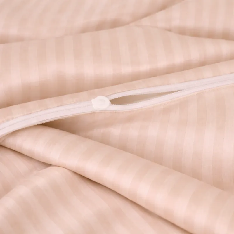 Комплект постельного белья Сатин JUNIOR Satin Stripe 30-0004 Cream - 8