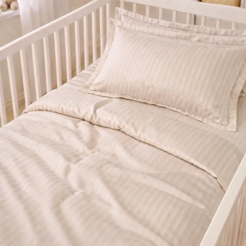 Комплект постельного белья Сатин LITTLE KIDS Satin Stripe 30-0004 Cream