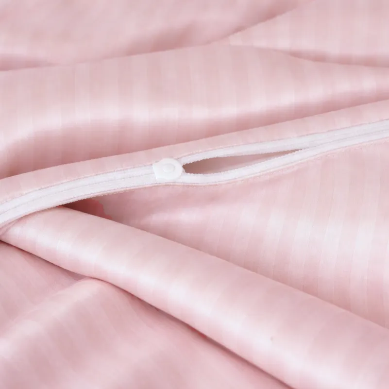 Комплект постельного белья Сатин JUNIOR Satin Stripe 30-0007 Pink - 8