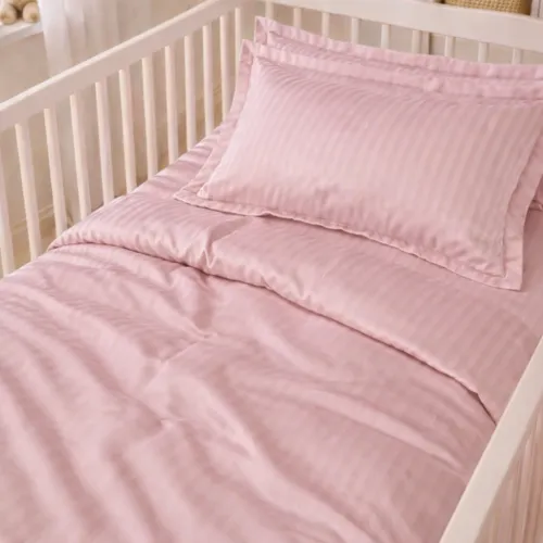 Комплект постельного белья Сатин LITTLE KIDS Satin Stripe 30-0007 Pink