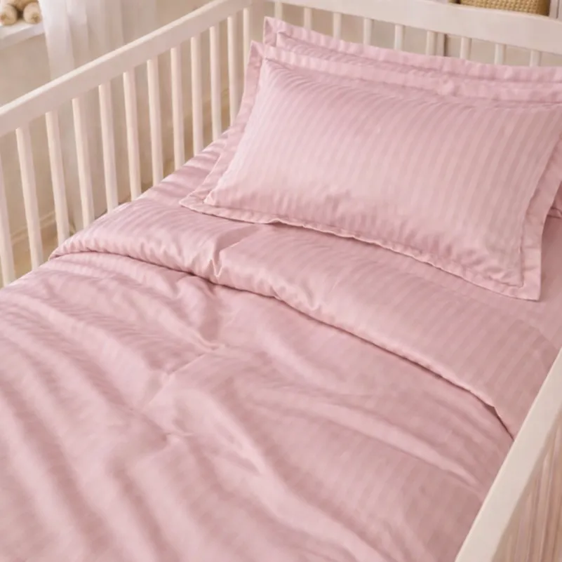 Комплект постельного белья Сатин LITTLE KIDS Satin Stripe 30-0007 Pink