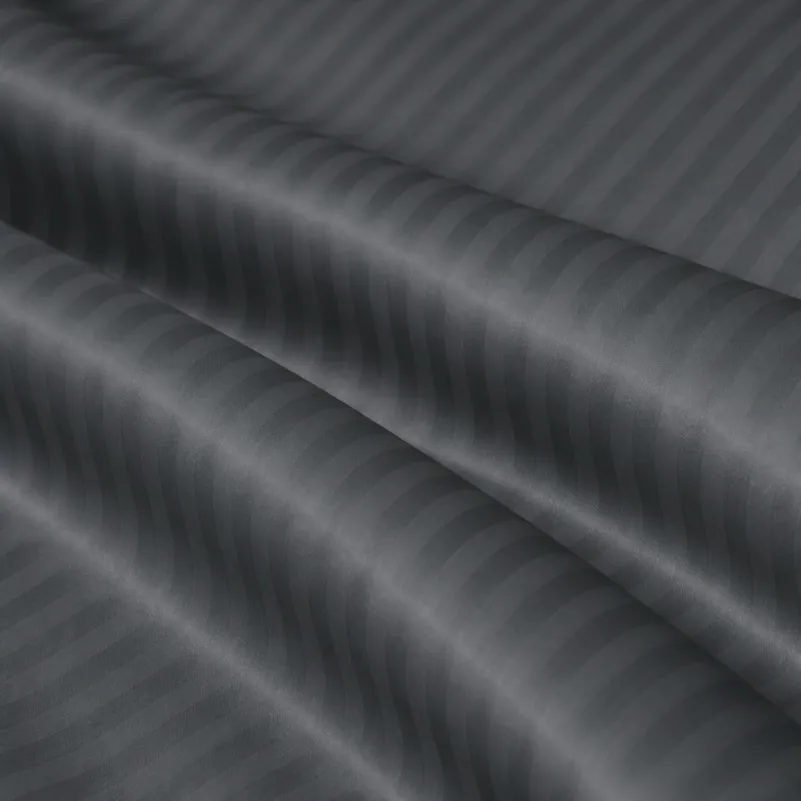 Комплект постельного белья Сатин JUNIOR Satin Stripe 30-0012 Dark Gray - 6