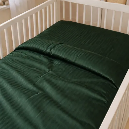 Комплект постельного белья Сатин LITTLE KIDS Satin Stripe 30-0017 Green - 5