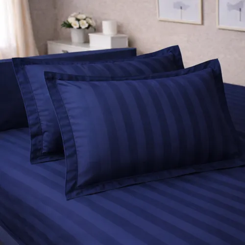 Комплект постельного белья Сатин JUNIOR Satin Jacquard Blu sea - 5