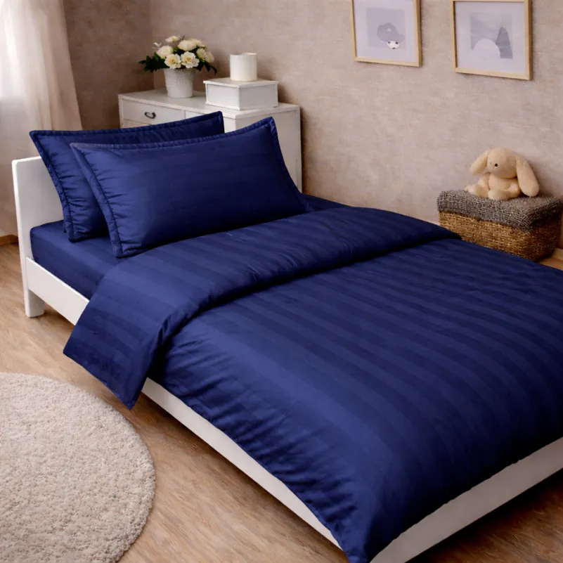 Комплект постельного белья Сатин JUNIOR Satin Jacquard Blu sea