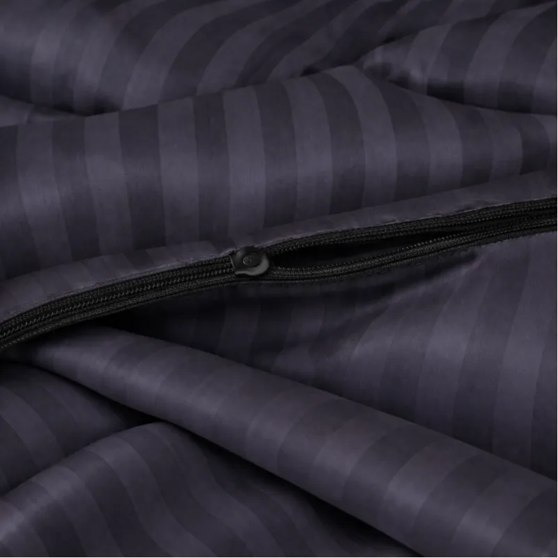 Комплект постельного белья Сатин JUNIOR Satin Jacquard "Graphite" - 8