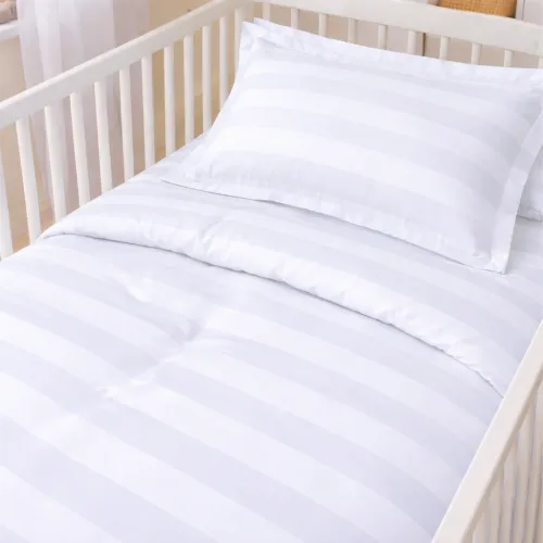Комплект постельного белья Сатин BABY Satin Jacquard "Royal Pearl" - 1