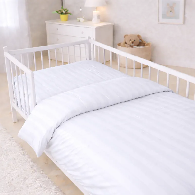 Комплект постельного белья Сатин LITTLE KIDS Satin Jacquard "Royal Pearl" - 5