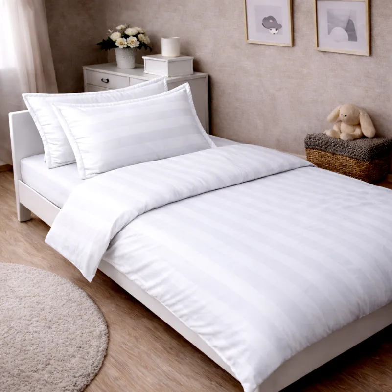 Комплект постельного белья Сатин JUNIOR Satin Jacquard "Royal Pearl"