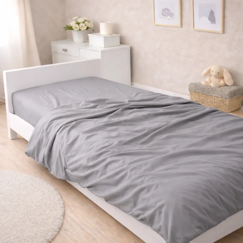 Комплект постельного белья Сатин JUNIOR Smoke 0251+0240 - 5