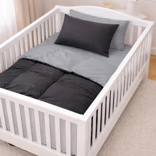 Комплект постельного белья Сатин BABY Smoke 0251+0240 - 1