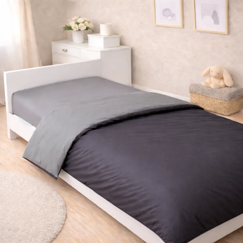 Комплект постельного белья Сатин JUNIOR Smoke 0251+0240 - 6