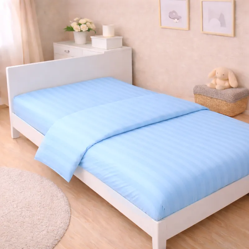 Комплект постельного белья Сатин JUNIOR Satin Jacquard "Valentino" - 6