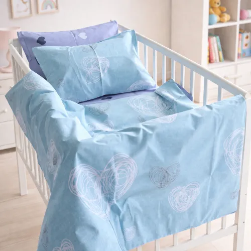 Комплект постільної білизни Ranforce Elite BABY 17-0169 Deniz - 1