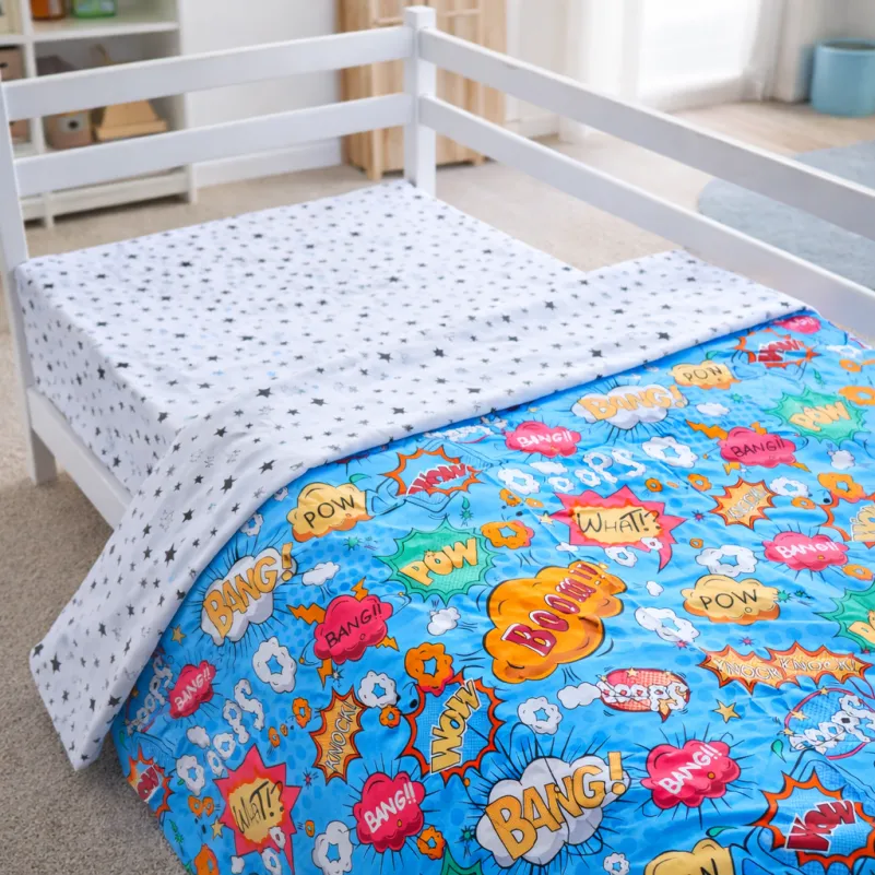 Комплект постельного белья  Бязь JUNIOR 17-0511 Bombs - 4
