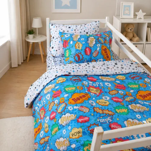 Комплект постельного белья  Бязь JUNIOR 17-0511 Bombs