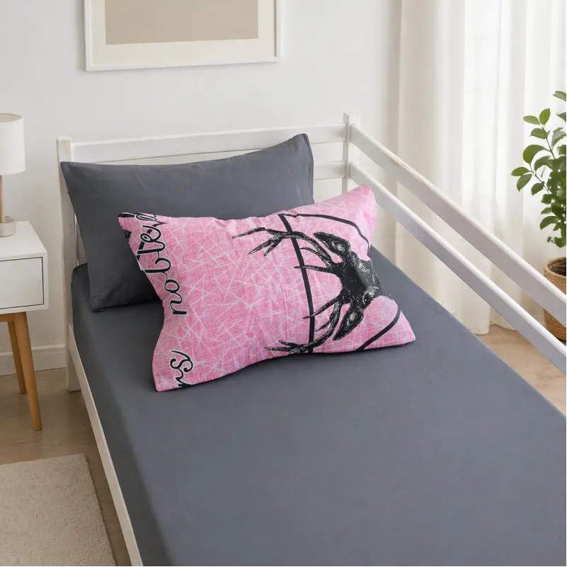 Комплект постельного белья Бязь JUNIOR 17-0516 Noble deers pink - 5