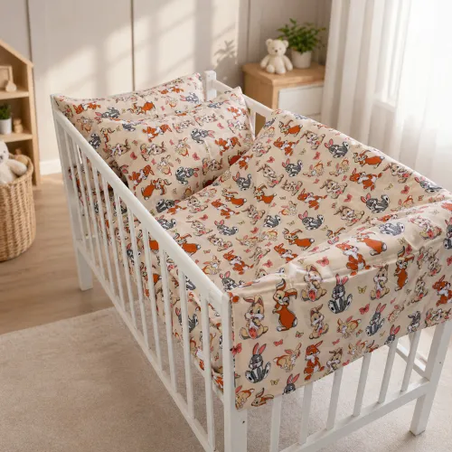 Комплект постельного белья Бязь LITTLE KIDS 17-0530 Bambi