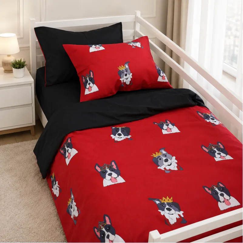 Комплект постельного белья Ranforce Elite TEENAGER 17-0568 Kings of dogs