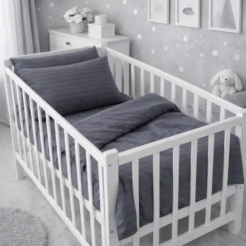 Комплект постельного белья Ranforce Elite LITTLE KIDS 17-0601 Stripe Gray
