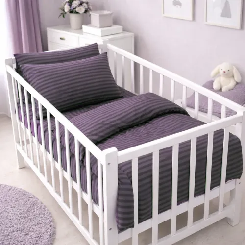 Комплект постельного белья Ranforce Elite LITTLE KIDS 17-0603 Stripe Violet