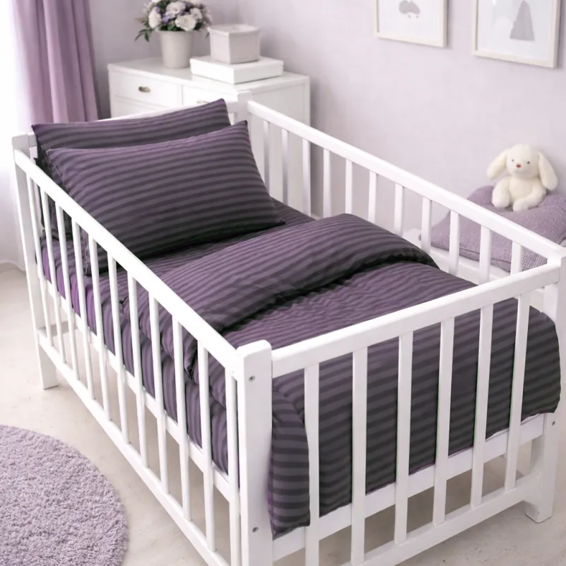 Комплект постельного белья Ranforce Elite LITTLE KIDS 17-0603 Stripe Violet