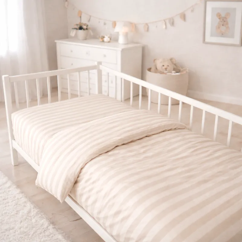 Комплект постельного белья Бязь BABY 17-0604 Stripe Yellow Фото - 6