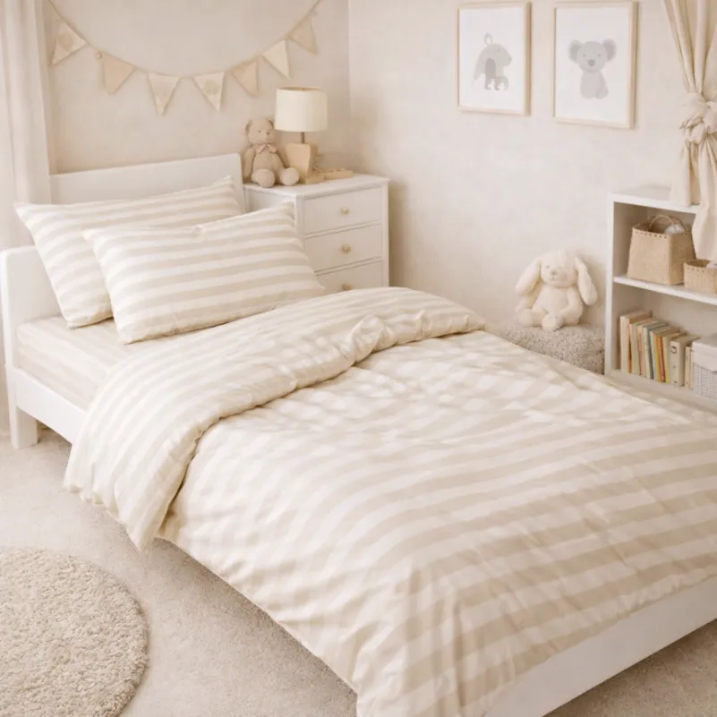 Комплект постельного белья  Бязь JUNIOR 17-0604 Stripe Yellow